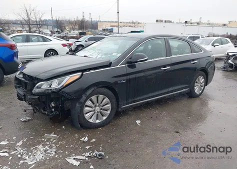 2017 Hyundai Sonata Hybrid Se from USA, damaged, VIN KMHE24L1XHA058386
